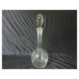 Princess House Crystal Decanter w/ Stopper
