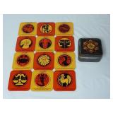 Vintage Kodak Zodiac / Microfilm Drink Coasters