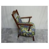 Vintage Wood & Upholstery Chair
