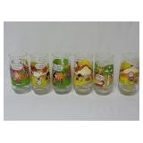 (6) Camp Snoopy McDonalds Drinking Glasses