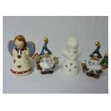 Lot of 4 Christmas Tea Light Holders