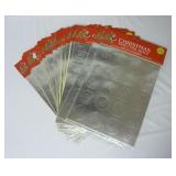 Lot of 20 Christmas Foil Seals / Stickers