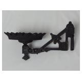 Black Metal Wall Lamp Holder