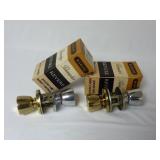 Lot of 2 Vintage Revere Locking Door Handles