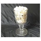 Large Heavy Goblet FULL of Sea Shells