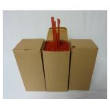 Three Boxes of Red Spoon Straws