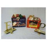 Lot of 4 Christmas Stocking Holders