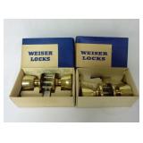 Lot of 2 Weiser Locks Passage Lock Sets