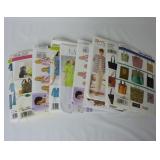 Lot of 10 Sewing Patterns ~ Handbags & Clothing
