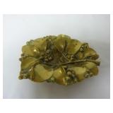 Virginia Metalcrafters Brass Mistletoe Dish