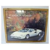 Countach by Lamborghini Framed Poster