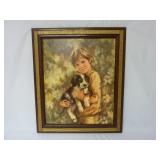 C. Mitchell Picture Boy & His Best Friend (Dog)