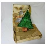 Vintage Merry Midget Lighted Christmas Tree