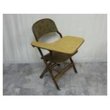 Vintage Folding School Desk