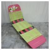 Pink & Green Lounge Patio / Deck Chair