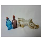 Small Slipper Shoe & (2) Mini Bottles
