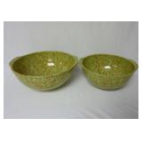 Set of Unmarked Melamine? Speckled Bowls