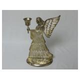 International Silver Christmas Angel Candle Holder