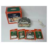 Coca-Cola Christmas Village Station & Accessories