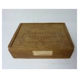 Sebastiani Vineyards Wooden Wine Box