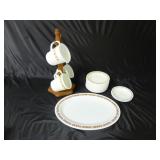 Lot of Vintage Pyrex & Mug Tree