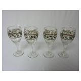 Set of Holly Holiday Goblets