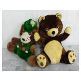 Vintage Robin Hood Dog & Plush Bear