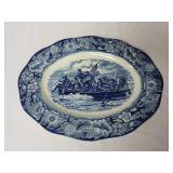 Liberty Blue Staffordshire Ironstone Platter