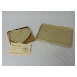 Pampered Chef Cookie Mold & 9.5" x 7" Pan