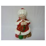Hand Painted Mrs. Santa Claus ~ Approx 13" Tall