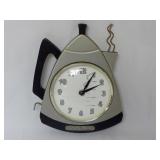 Country Breeze Tea / Coffee Pot Kitchen Clock