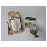 Lot of Note Pads, Cards Frame & Tea Cup