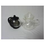 Lot of 2 Infuser Tea Pots