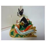 Danbury Mint Boston Terrier Christmas Ornament
