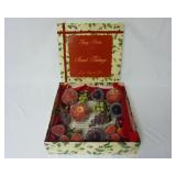 Tracy Porter Large Sugared Fruit Ornament Set