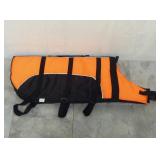 Extra Large Dog Life Vest in Neon Orange