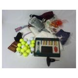 Lot of Golf Towels, Balls, Gift Set & More