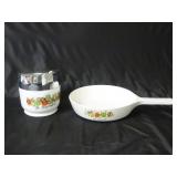 Spice of Life Sugar Bowl w/ Spoon & Skillet