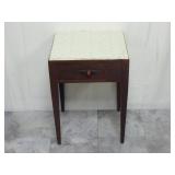 Mid-Century Wood Side Table or Night Stand