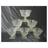Set of 6 Vintage Sherbet Dessert Cups