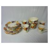 4 Place Setting Set of Home Trends Dishes