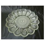 Indiana Glass Hobnail Clear Deviled Egg Plate