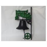 Cast Iron John Deere Tractor Outdoor Bell