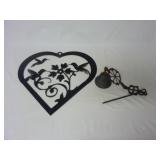 Outdoor Hummingbird Metal Piece & Brass Bell