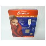 Sunbeam Quilted Warming Throw w/ Box