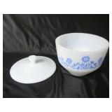 Vintage Federal Glass Covered Casserole Bowl w Lid