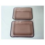 Set of 2 Small Pyrex Casseroles ~ 3 Cup Size