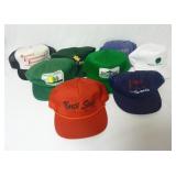 Lot of 8 Vintage Snapback & Mesh Caps / Hats