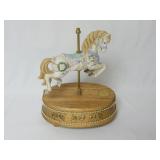 Fancyland Carousel Horse Music Box