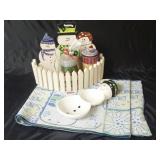 Lot of Snowman Winter Decor